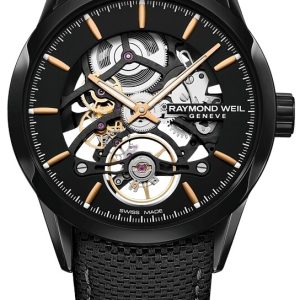 Raymond Weil Herrklocka 2785-BC5-20001 Freelancer Svart/Läder Ø42 mm