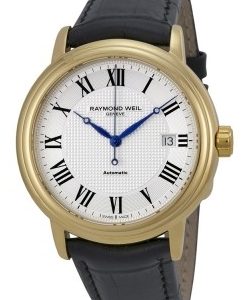 Raymond Weil Herrklocka 2837-PC-00659 Maestro Silverfärgad/Läder