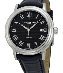 Raymond Weil Herrklocka 2837-STC-00208 Raymond Maestro Svart/Läder