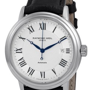 Raymond Weil Herrklocka 2837-STC-00659 Maestro Silverfärgad/Läder