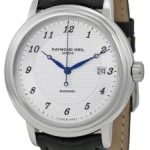raymond weil herrklocka 2837-stc-05659 maestro silverfärgad/läder
