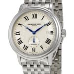 raymond weil herrklocka 2838-st-00659 maestro silverfärgad/stål