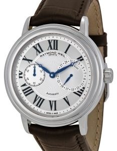 Raymond Weil Herrklocka 2846-STC-00659 Maestro Silverfärgad/Läder