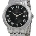 raymond weil herrklocka 2847-st-00209 raymond maestro svart/stål