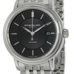 raymond weil herrklocka 2847-st-20001 raymond maestro svart/stål