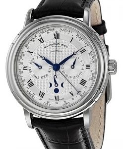 Raymond Weil Herrklocka 2859-STC-00659 Maestro Silverfärgad/Läder