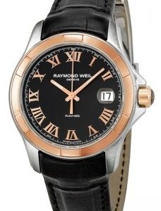 Raymond Weil Herrklocka 2970-SC5-00208 Parsifal Svart/Läder Ø39 mm