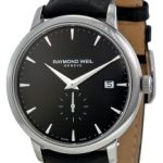 raymond weil herrklocka 5484-stc-20001 raymond toccata svart/läder