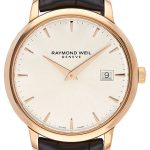 raymond weil herrklocka 5488-pc5-65001 toccata silverfärgad/läder