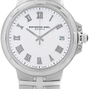 Raymond Weil Herrklocka 5580-ST-00300 Parsifal Vit/Stål Ø41 mm