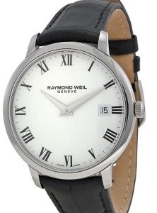 Raymond Weil Herrklocka 5588-STC-00300 Raymond Toccata Vit/Läder