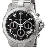 raymond weil herrklocka 7260-st-00208 parsifal svart/stål ø41 mm