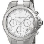 raymond weil herrklocka 7260-st-00308 parsifal vit/stål ø41 mm