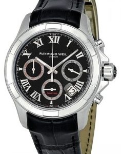 Raymond Weil Herrklocka 7260-STC-00208 Parsifal Svart/Läder Ø41 mm