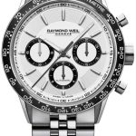raymond weil herrklocka 7741-st1-30021 freelancer silverfärgad/stål