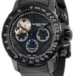 raymond weil herrklocka 7830-bk-05207 raymond nabucco svart/gummi