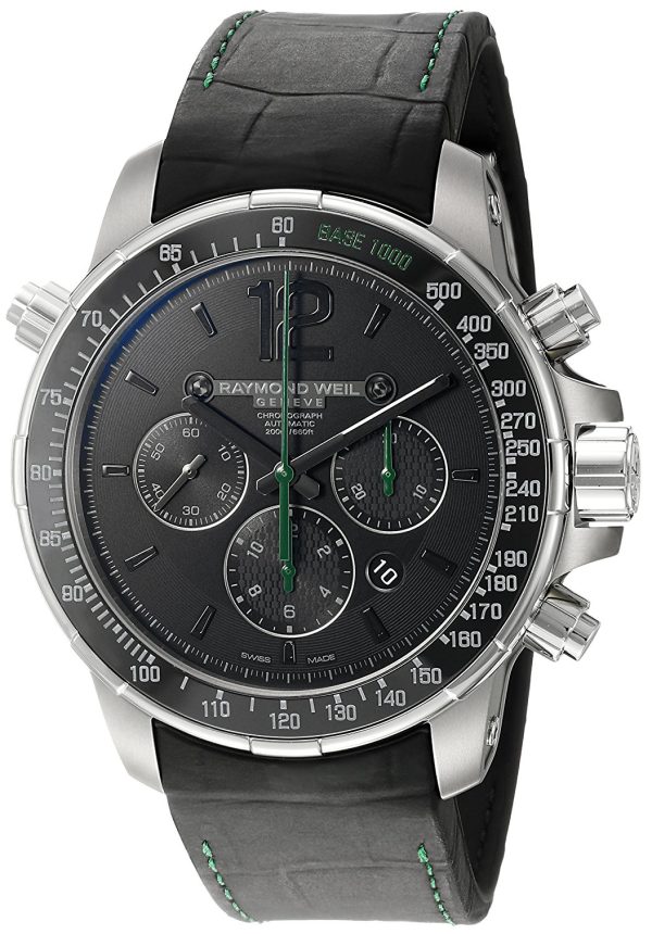 raymond weil herrklocka 7850-tir-05217 nabucco svart/gummi ø46 mm