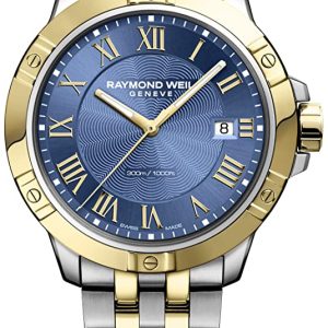 Raymond Weil Herrklocka 8160-STP-00508-2 Tango Blå/Gulguldtonat