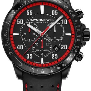 Raymond Weil Herrklocka 8570-BKR-05240 Tango Svart/Gummi Ø43 mm