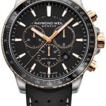 raymond weil herrklocka 8570-r51-20001 tango svart/gummi ø43 mm