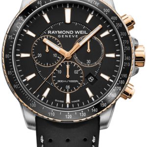 Raymond Weil Herrklocka 8570-R51-20001 Tango Svart/Gummi Ø43 mm