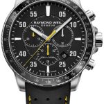 raymond weil herrklocka 8570-sr2-05207 tango svart/gummi ø43 mm