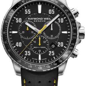 Raymond Weil Herrklocka 8570-SR2-05207 Tango Svart/Gummi Ø43 mm