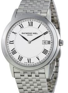 Raymond Weil Tradition Herrklocka 5466-ST-00300 Vit/Stål Ø39 mm