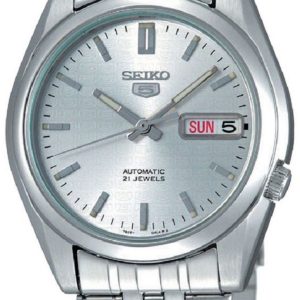 Seiko 5 Herrklocka SNK355K1 Silverfärgad/Stål Ø37 mm