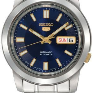 Seiko 5 Herrklocka SNKK11K1 Blå/Stål Ø38 mm