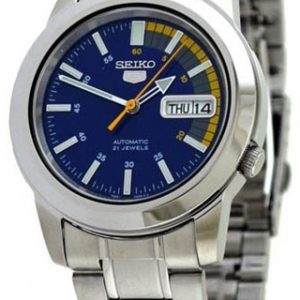 Seiko 5 Herrklocka SNKK27K1 Blå/Stål Ø38 mm