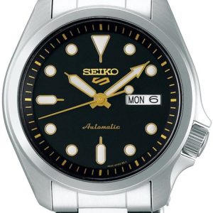 Seiko 5 Herrklocka SRPE57K1 Svart/Stål Ø40 mm