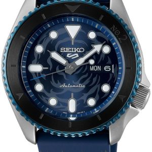 Seiko 5 Herrklocka SRPH71K1 Blå/Gummi Ø42.5 mm