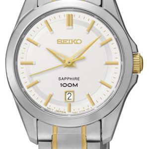 Seiko 99999 Damklocka SXDF59P1 Silverfärgad/Gulguldtonat stål Ø28