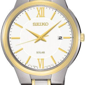 Seiko 99999 Herrklocka SNE388P1 Vit/Gulguldtonat stål Ø42 mm