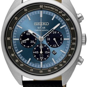 Seiko 99999 Herrklocka SSC625P1 Blå/Läder Ø45 mm