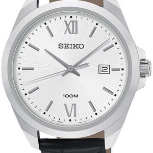 Seiko 99999 Herrklocka SUR283P1 Vit/Läder Ø43 mm