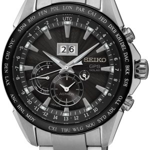 Seiko Astron Herrklocka SSE149J1 Svart/Stål Ø45 mm