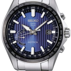 Seiko Astron Herrklocka SSE159J1 Blå/Stål Ø45 mm