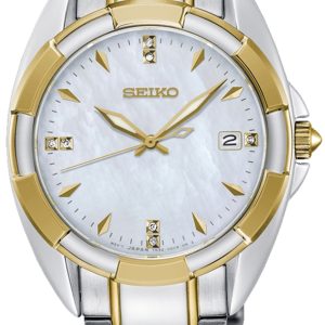 Seiko Classic Damklocka SKK886P1 Vit/Gulguldtonat stål Ø33 mm