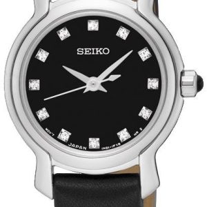 Seiko Classic Damklocka SXGP67P1 Svart/Läder Ø22 mm