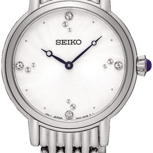 Seiko Damklocka SFQ805P1 Vit/Stål Ø29.4 mm