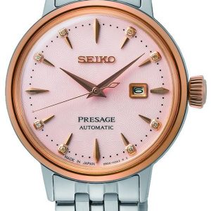 Seiko Damklocka SRE012J1 Presage Coctail Rosa/Stål Ø30 mm