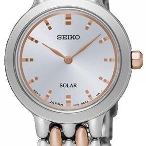 Seiko Damklocka SUP351P1 Dress Ladies Silverfärgad/Roséguldstonat