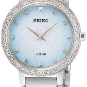 Seiko Damklocka SUP447P1 Solar Blå/Stål Ø30.5 mm