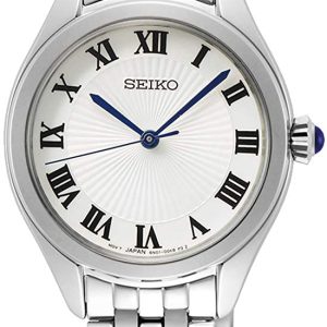 Seiko Damklocka SUR327P1 Neo Classic Vit/Stål Ø28 mm