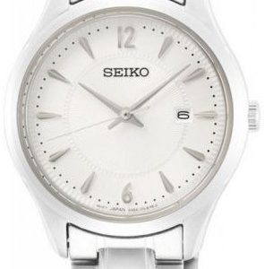 Seiko Damklocka SUR423P1 Vit/Stål Ø30 mm