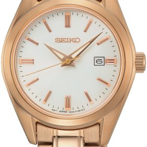 Seiko Damklocka SUR630P1 Vit/Roséguldstonat stål Ø29.8 mm