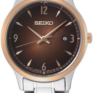 Seiko Damklocka SXDH02P1 Brun/Stål Ø28.7 mm