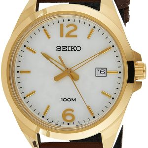 Seiko Discover More Herrklocka SUR216P1 Vit/Läder Ø42 mm